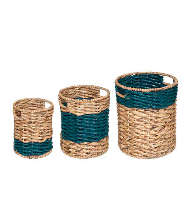 Teal coloured Basket